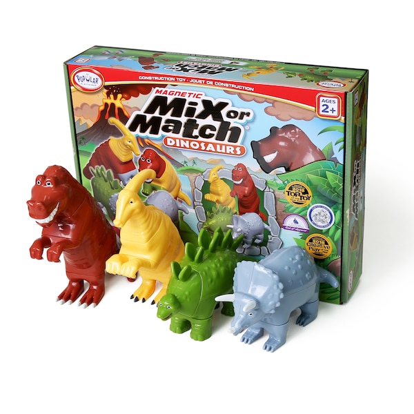 Popular Playthings Magnetic Mix or Match Dinosaurs 62010 - main